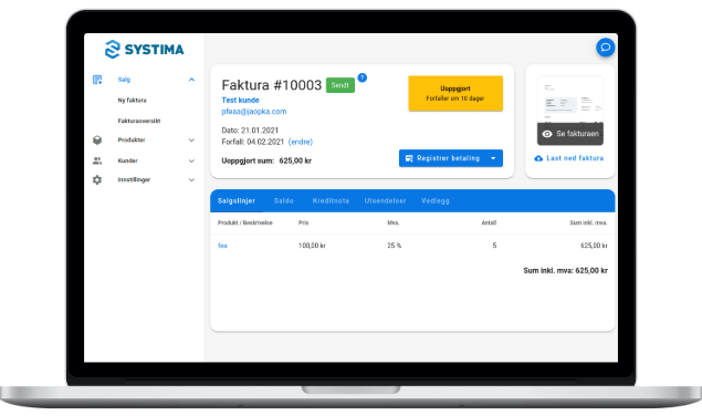 Systima fakturasystem